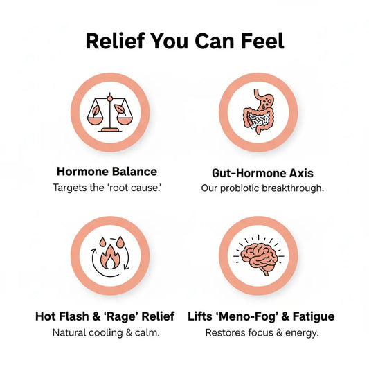 Advanced Menopause Support Gummies with Probiotic Blend