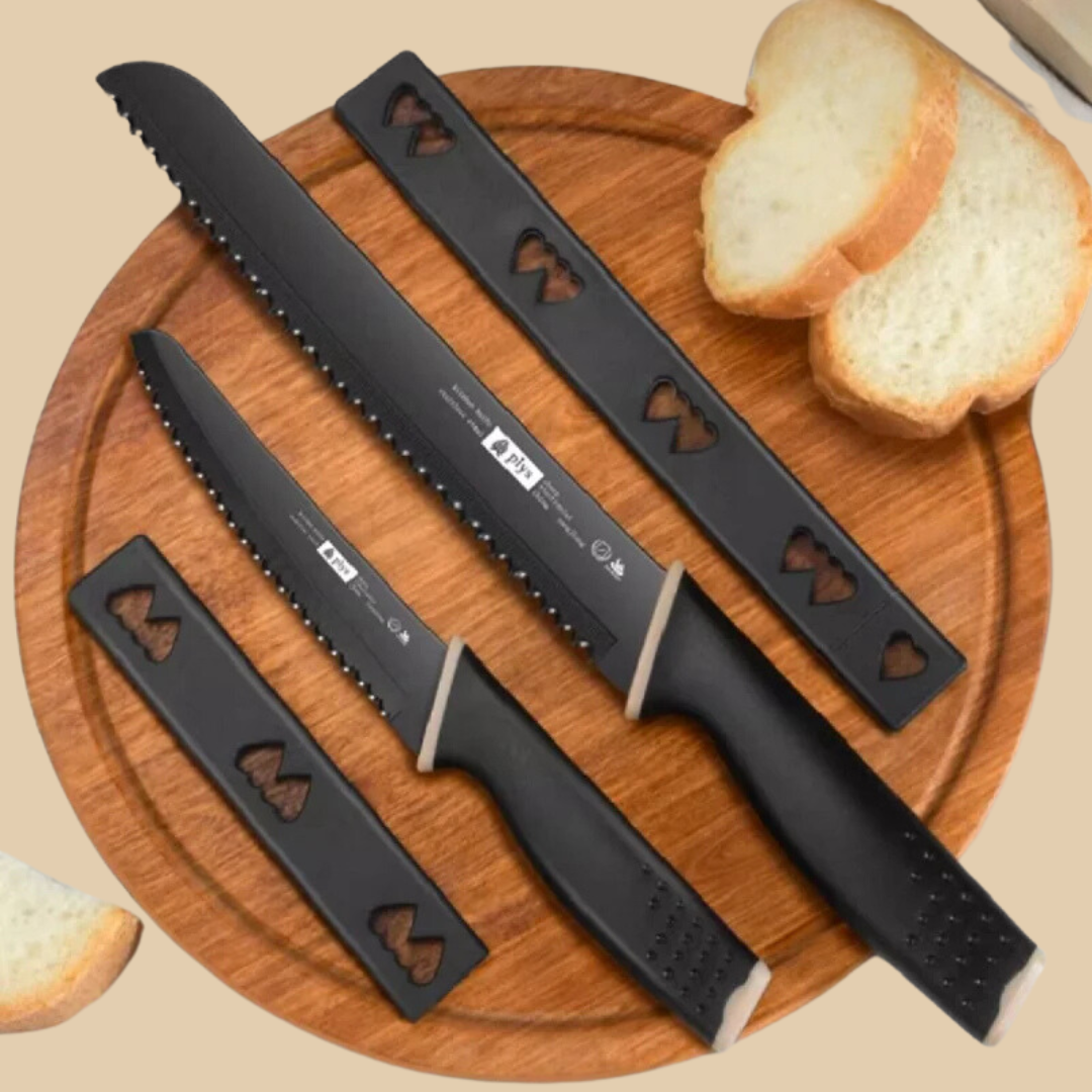 Premium Anti-Rust Bread Knife Set