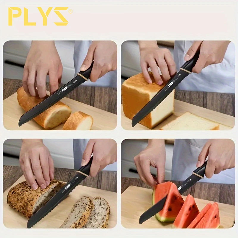 Premium Anti-Rust Bread Knife Set