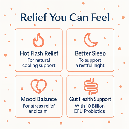 Advanced Menopause Support Gummies with Probiotic Blend
