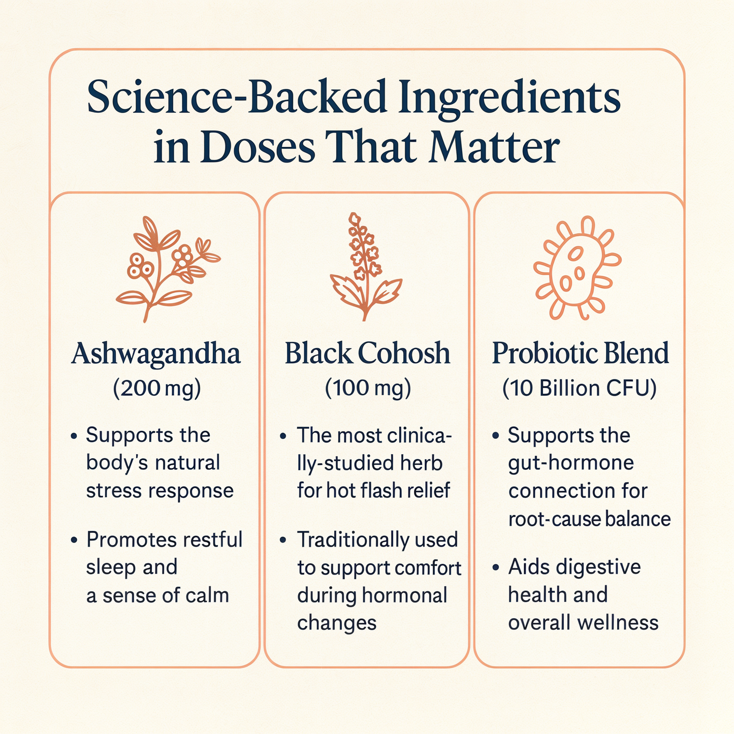 Advanced Menopause Support Gummies with Probiotic Blend