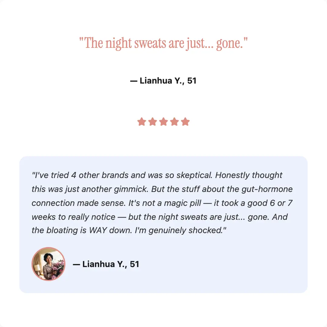 Advanced Menopause Support Gummies with Probiotic Blend