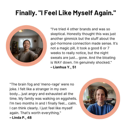 Advanced Menopause Support Gummies with Probiotic Blend